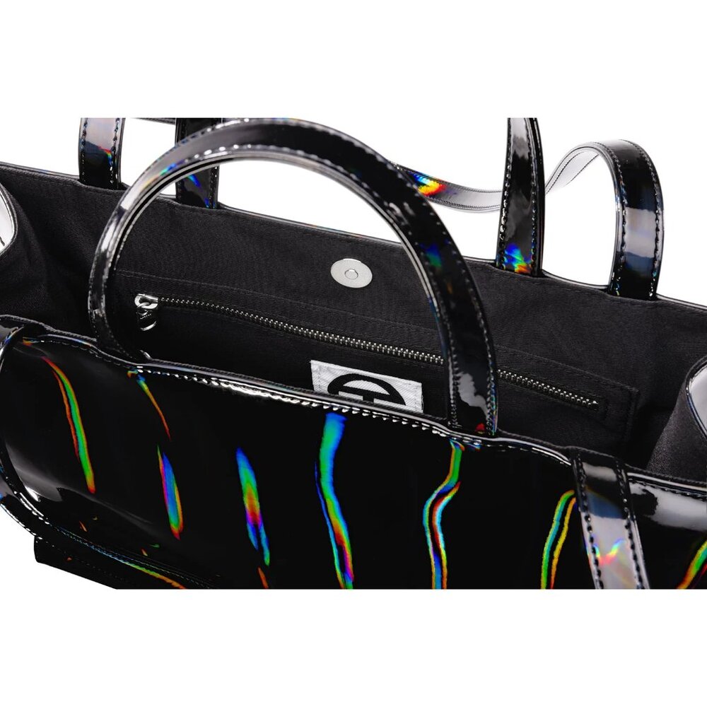 Telfar, Black Rainbow Medium Shopping Bag, NWT - Picture 11 of 13